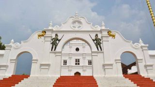 Main Gateway to Twin Chruches, Ramapuram