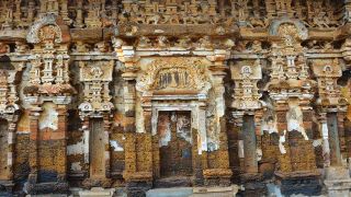 Remains of Mural paintings, Eravimangalam Temple