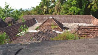 Aerial view of Trikkur Mahadeva Temple 
