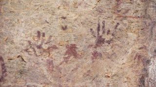 Hand Impressions at Ezhuthupura, Marayoor